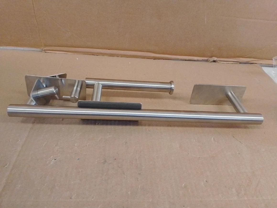 Ibergrif Bathroom Hardware Set Bath Accessory Kit Towel Rail Wall M34452A