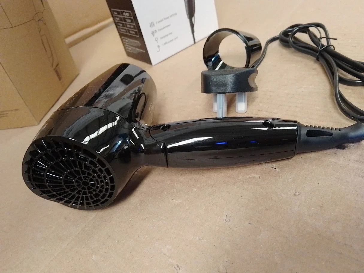 Yashe Mini Folding Hair Dryer Lightweight Travel Blow Dual Heat 1200W New
