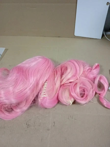 Mapof Beauty Lolita Long Curly Clip On Ponytails Wig Pink 7.87x5.91x1.97cm New