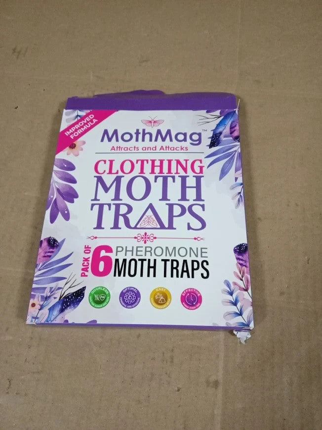 MothMag Moth Traps Clothes Closets Fabrics Carpets Closet Clothing Moth New