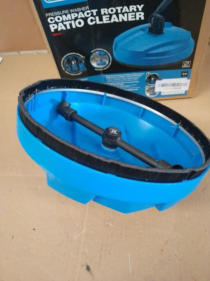 Draper 02013 Pressure Washer Compact Rotary Patio Cleaner Hand Powered Blue