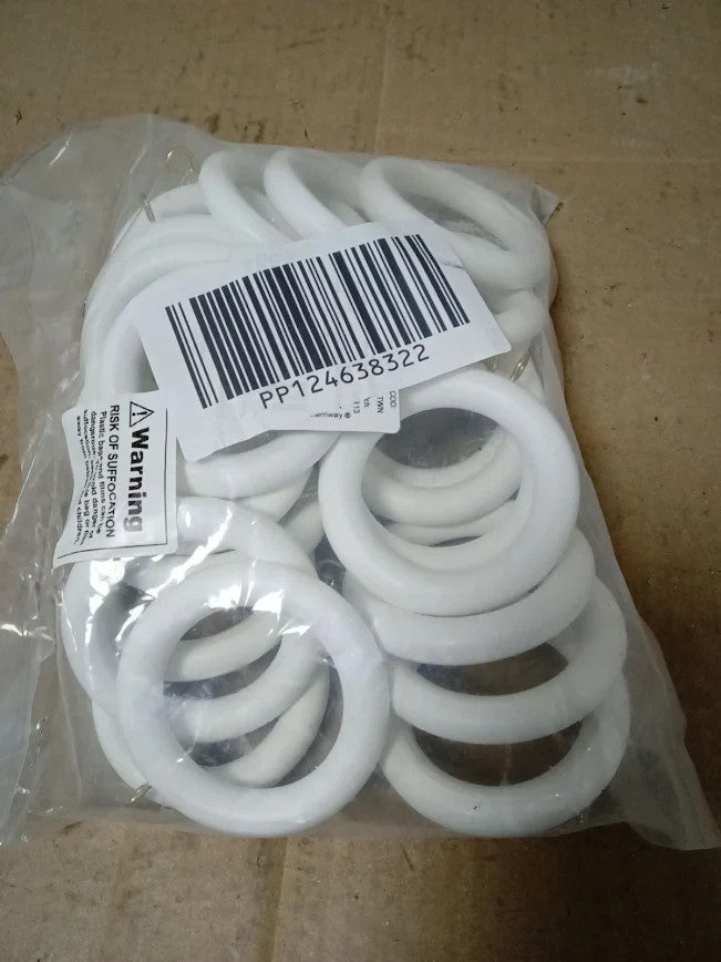 Merriway Bulk Hardware BH05768 Wooden Curtain Drapery Pole Rod Rings New