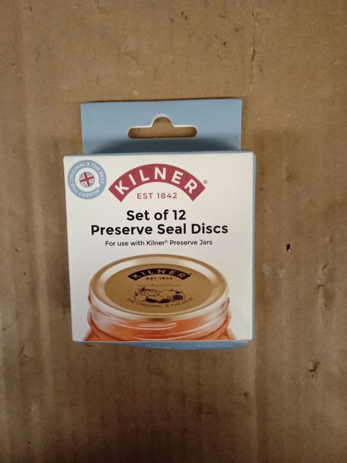 Kilner Preserve Sealing Discs 7cm Pack Of 12 Replacement Tin Sealing New