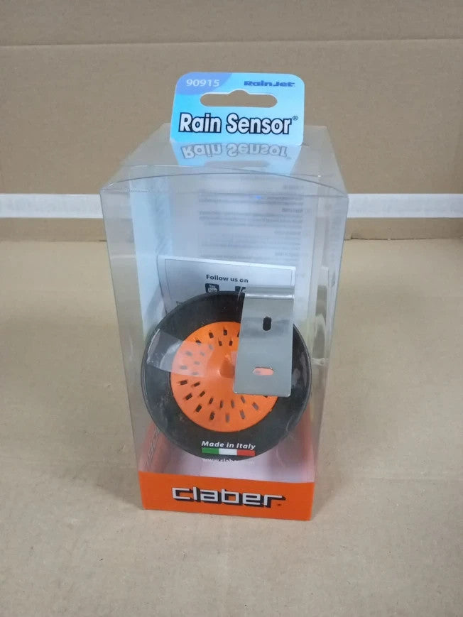 Claber 90915 Rain Sensor Black Orange Grey Automatic Rain Detection New