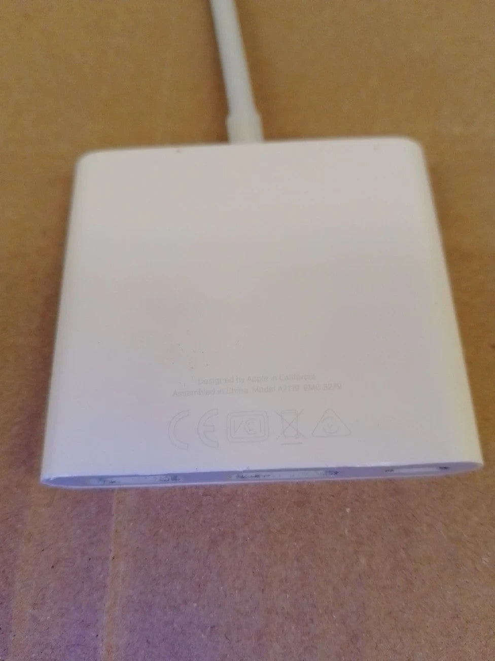 Apple USB C Digital AV Multiport Adapter 1 Pack White