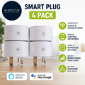 Smart Plug 4 Pack Work Alexa Google Home Energy Monitoring Timer Schedule
