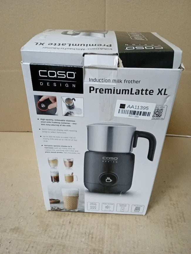 Caso Design PremiumLatte XL Electric Milk Frother 9 Programs Hot Chocolate Maker