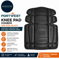 Portwest S156BKR Knee Pad One Size Black Work Safety Protective Gear Design