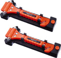 Amazon Basics Emergency Seat Belt Cutter & Window Hammer 2 Pack Orange New