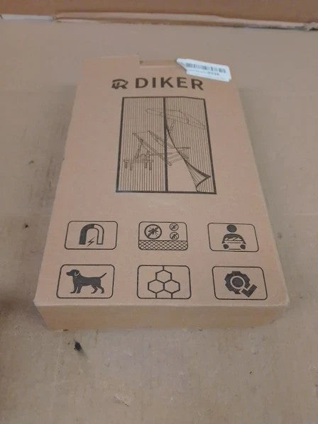 Diker Fly Screens Doors Nets Patio Curtain Insect Mesh 90x210cm White New