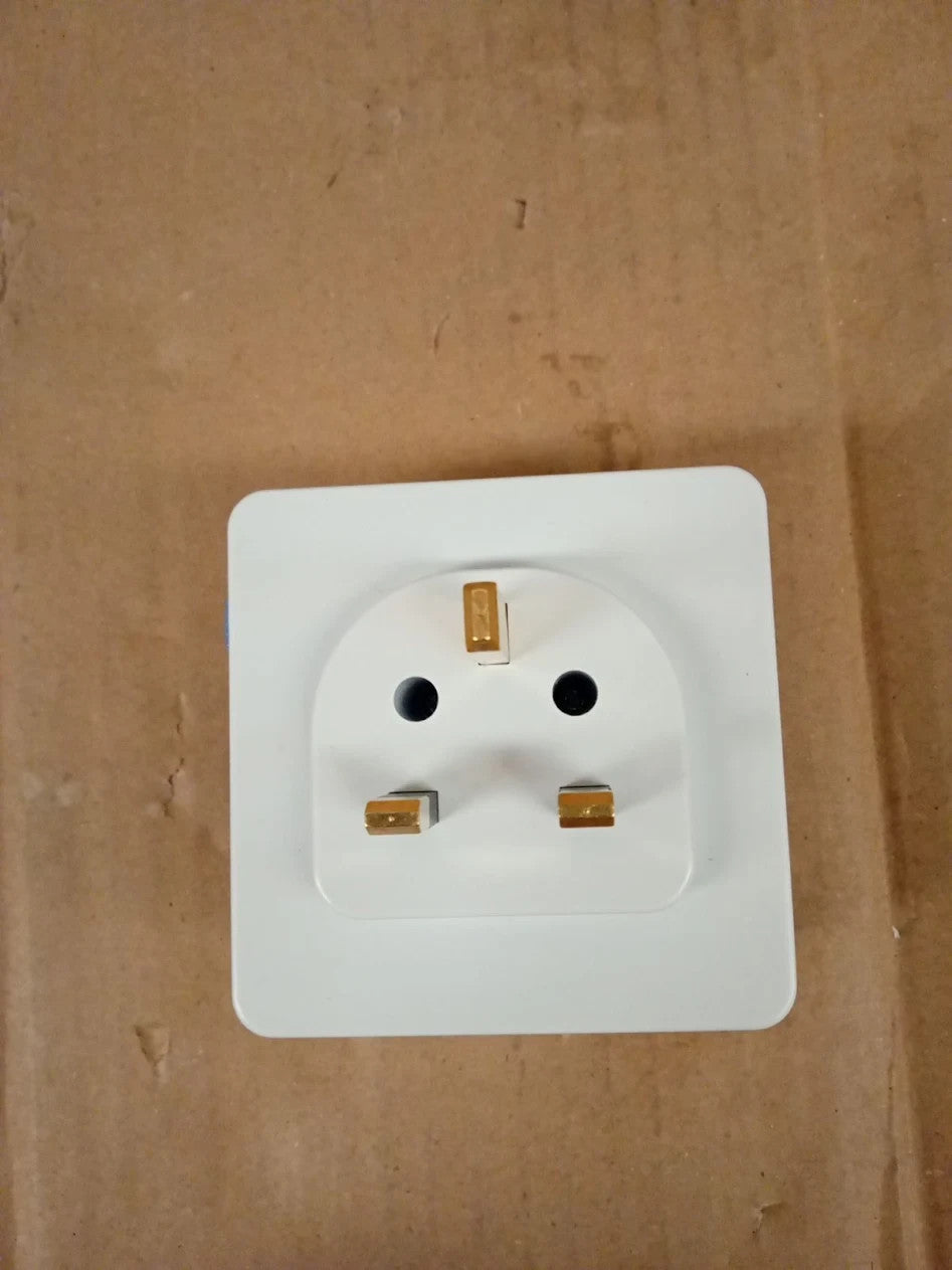 Status S24HRSQT4 Timer Switch Square 24 Hour Segment Light White UK Plug