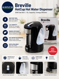 Breville HotCup Hot Water Dispenser 3kW Fast Boil 1.5L Energy Efficient VKJ142