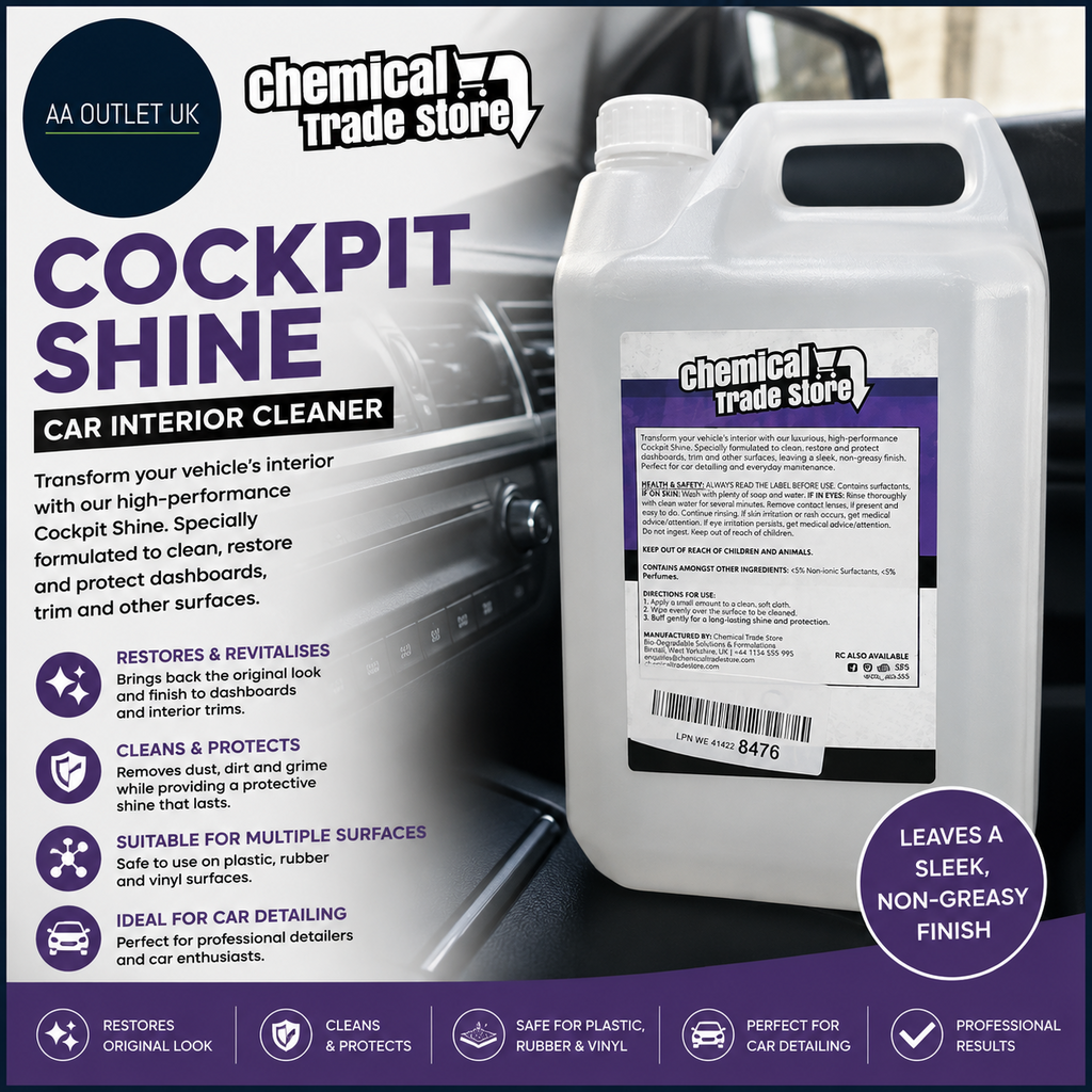 Chemical Trade Cockpit Shine Car Interior Cleaner Restores Dashboards Trims