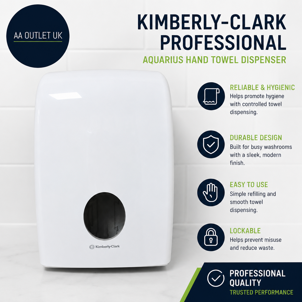 Kimberly Clark Professional Aquarius Hand Towel Dispenser White New