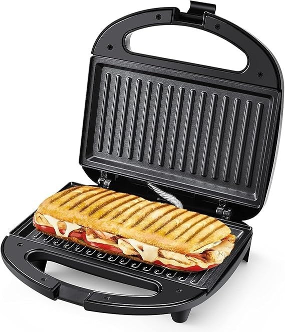Yashe Panini Press Sandwich Maker 750W Grill Indicator Lights Non Stick New