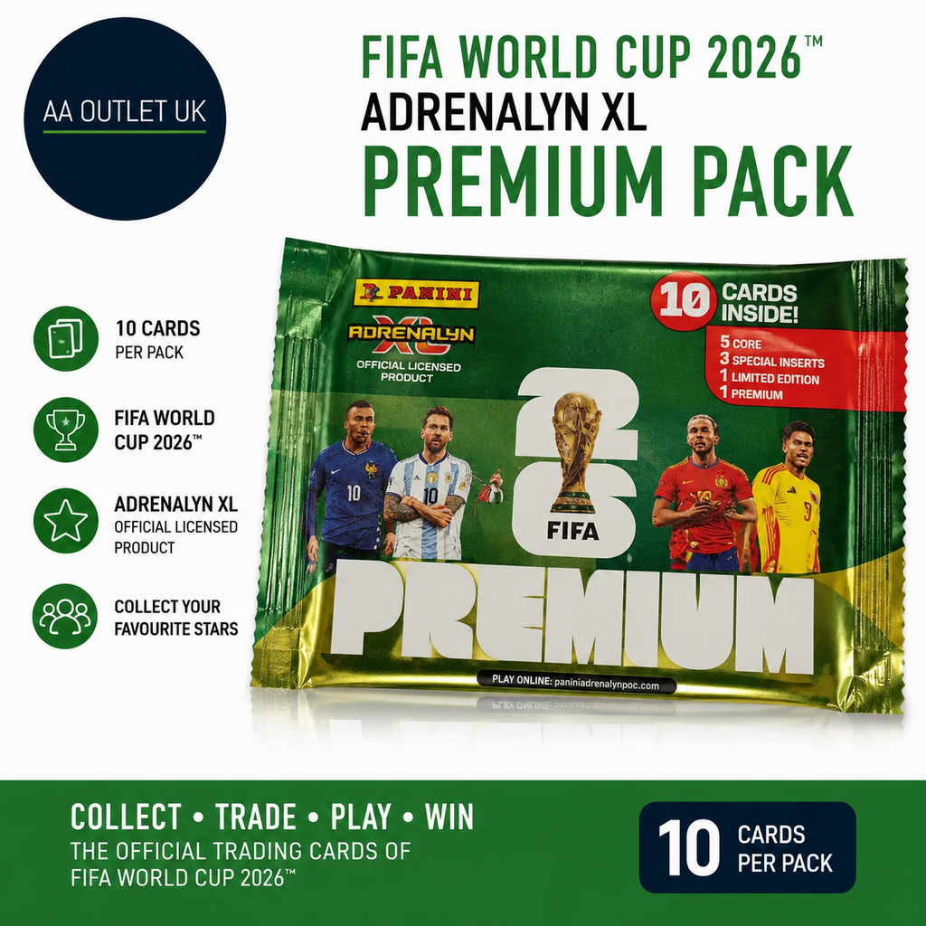 FIFA World Cup 2026 Adrenalyn XL Premium Packs Trading Quality Design Cards New