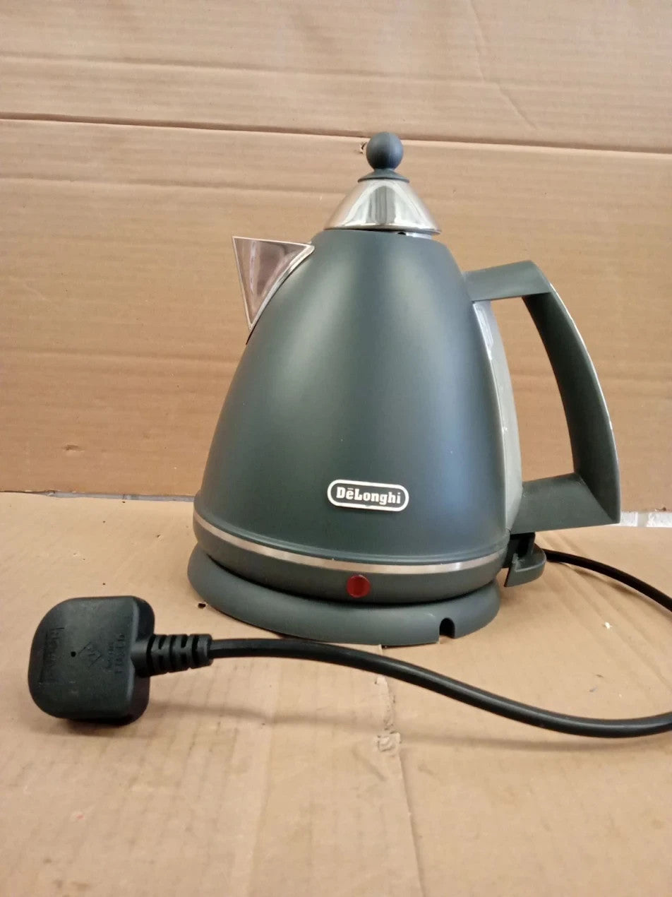 DeLonghi Argento Silva KBX3016.GY Kettle 1.7L Capacity 360 Swivel Base Grey