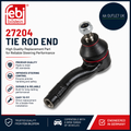 Febi Bilstein 27204 Tie Rod End Original Equipment Quality Black