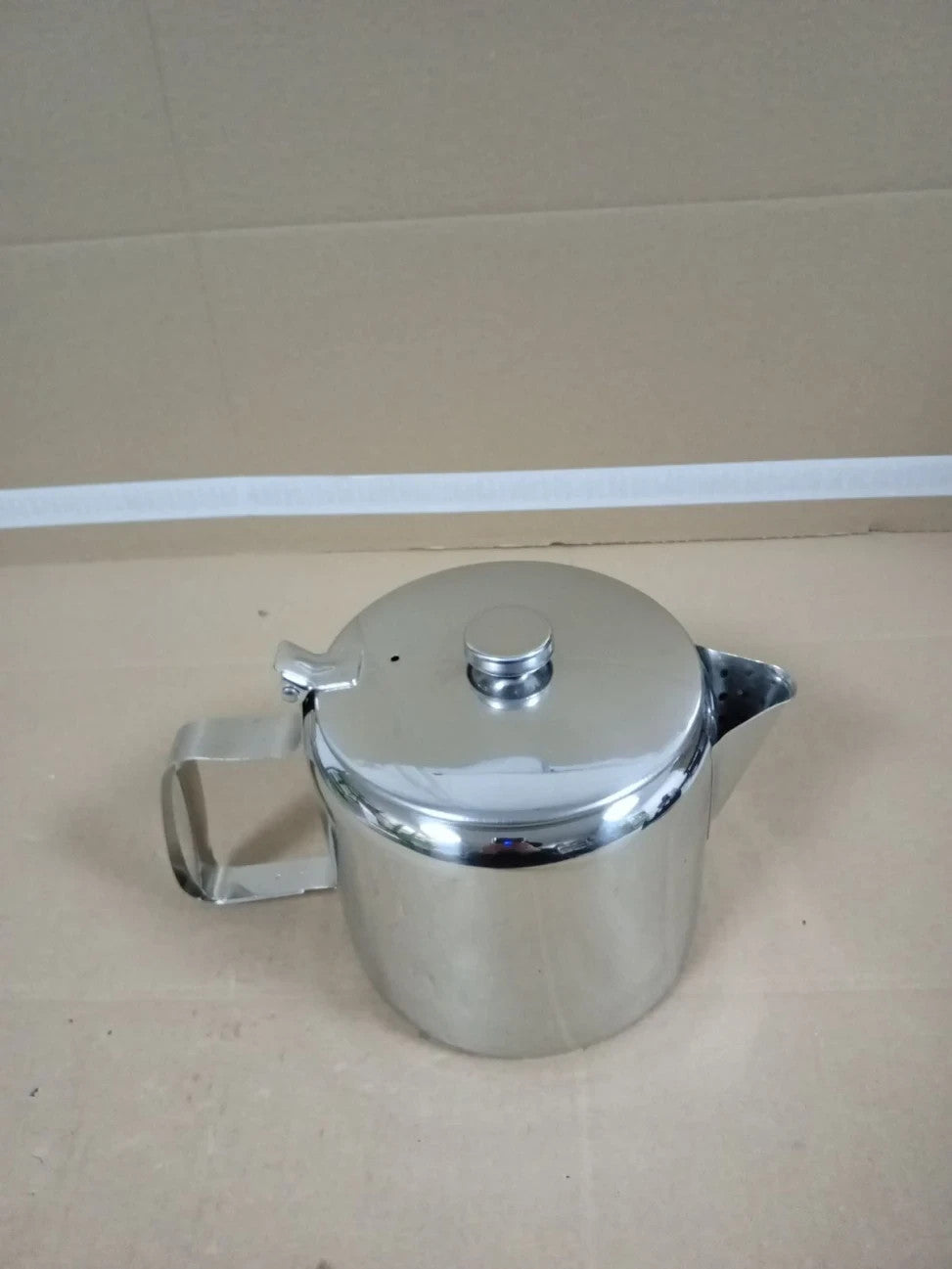 Olympia Concorde Teapot St Mirror Finish 1830ml 61.87fl oz Stainless Steel