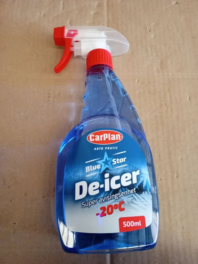 CarPlan TDI501 Blue Star Winter De Icer Trigger Spray 500ml  4 Pieces Design