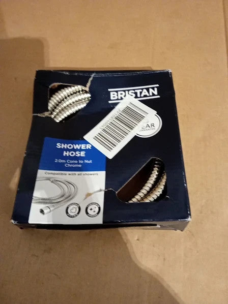 Bristan HOS 200CN01 C Shower Accessory 2.0m Cone To Nut Hose 8mm New
