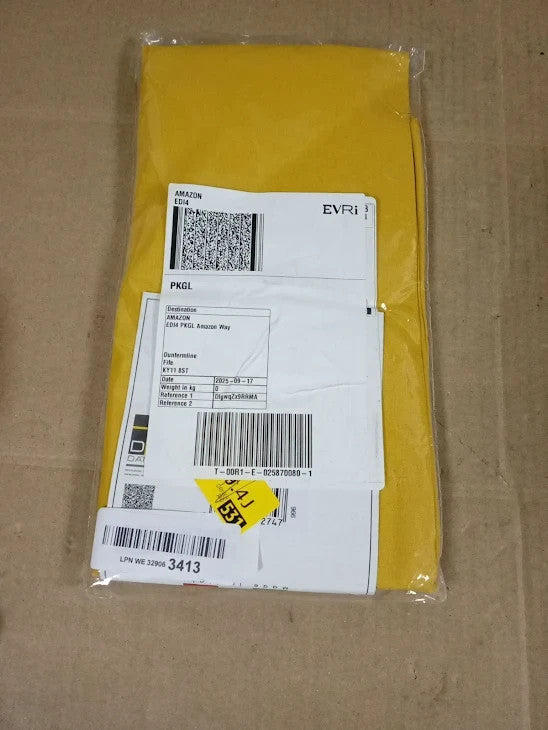 Italian Bed Linen Max Couple Plain Color Pillowcases 100% Cotton Mustard New