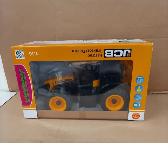 JAMARA JCB Fastrac 1:16 RC Tractor 2.4GHz Engine Sound LED Lights Horn Reversing