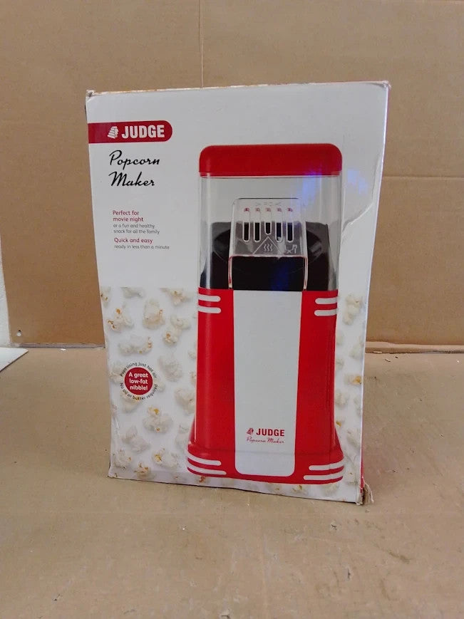 Judge JEA83 Electrical Popcorn Maker Retro Machine Air Popped Corn 30x15x15cm