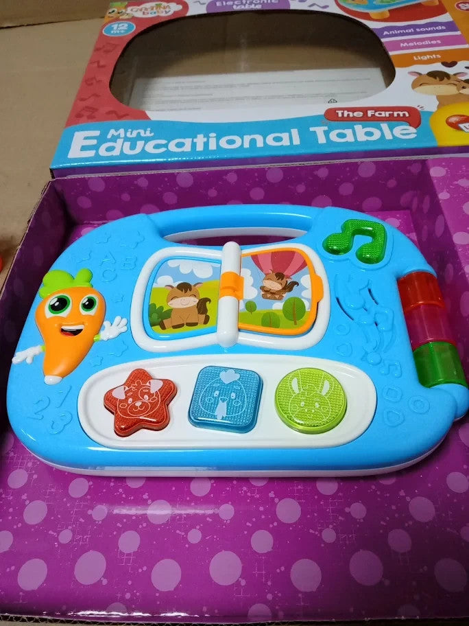 Lisciani Carotiba Babu Interactive Musical Farm Trainer Babies Animals 6m+ New