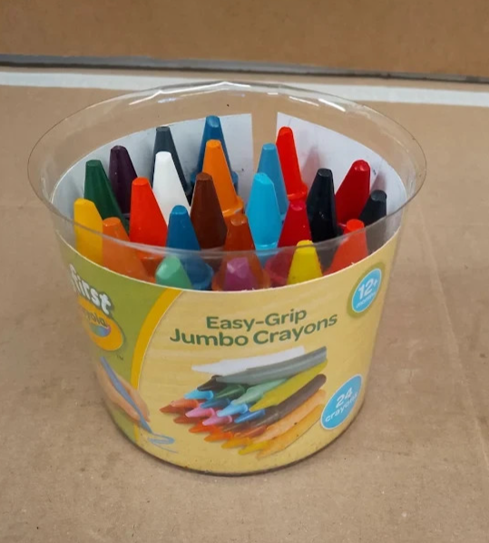 Crayola My First Jumbo Colouring Pencils Easy Grip Multicolour Kids Art Design