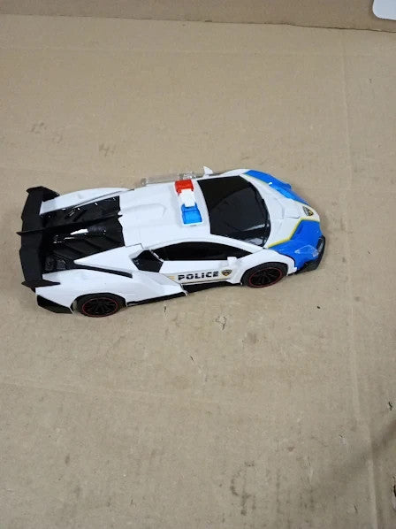 Getatoy Toys Transforming Remote Control Police Car Toys Gifts Robot 5+