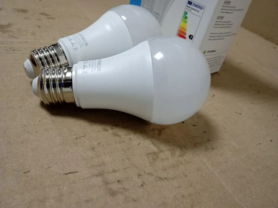 Upxnbor E27 Smart Bulb Alexa Light Screw Bulb A19 WiFi Smart 9W Dimmable New