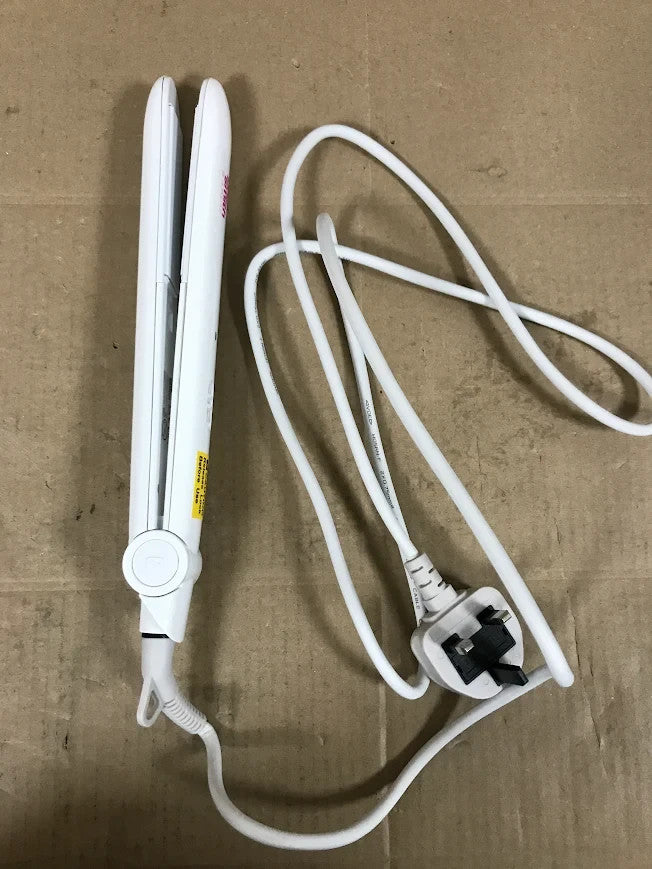 Phil Smith RH607A Ceramic Hair Straightener Smooth Gliding Shine White