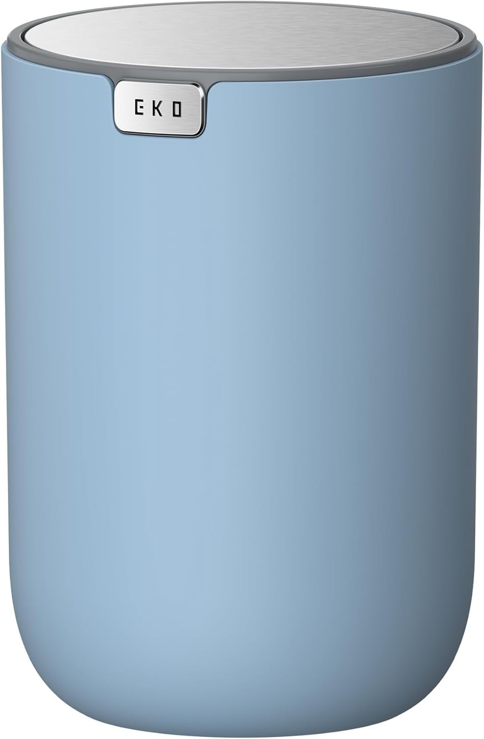 Eko Fandy Table Bin 1.5L Mini Desk Rubbish With Swing Top Lid Blue New