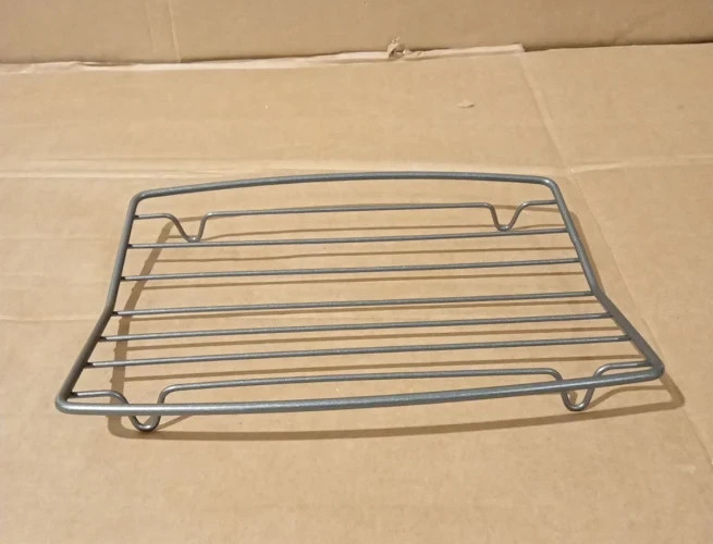 MasterClass V Shaped Roasting Rack Non Stick Carbon Steel Oven Grill 26cm new
