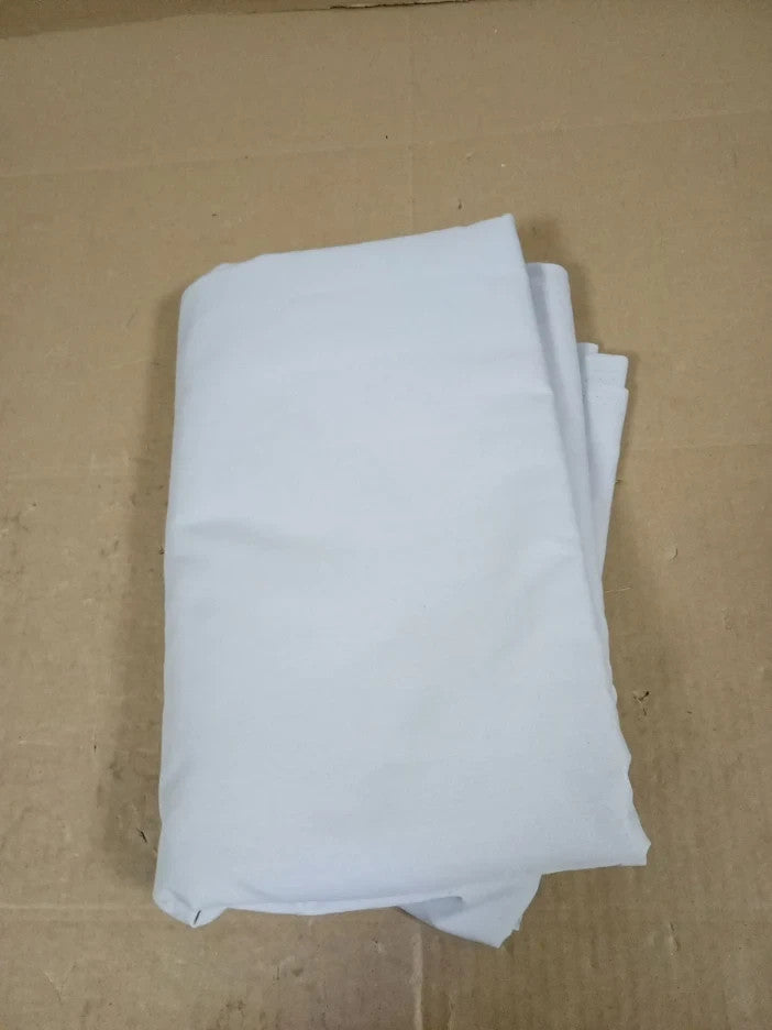 Plain Silver Grey Polycotton Fabric Dressmaking Sewing  45''-115cm L 0.5m New