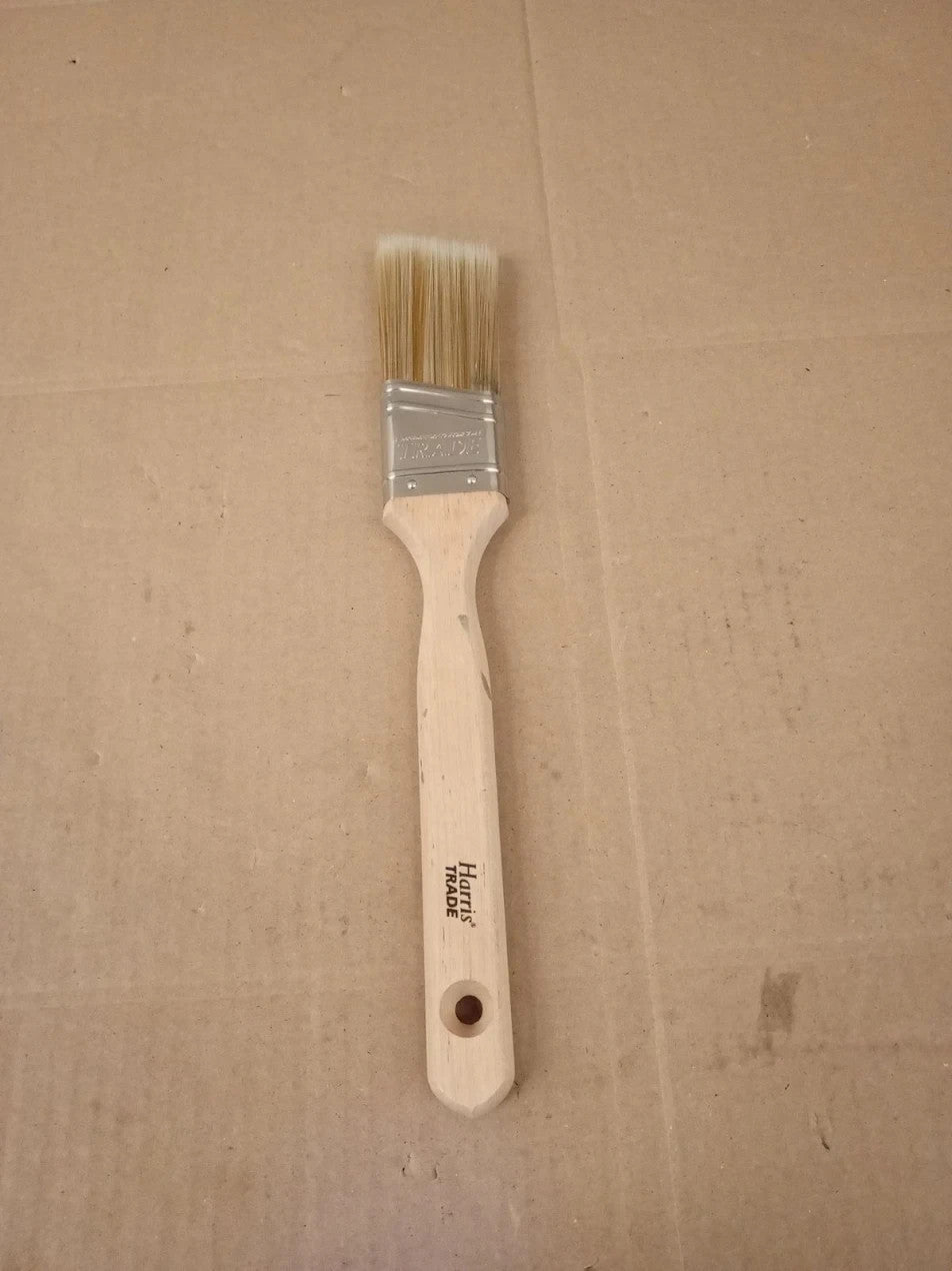 Harris Trade Angled Sash Brush 1.5in Large 1 Piece Natural Wood HRINT34911S