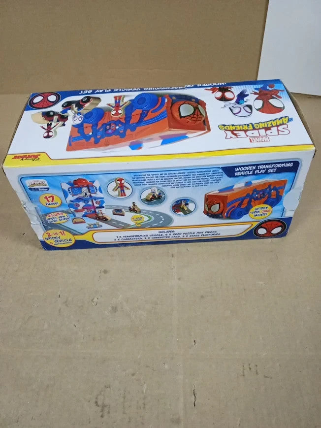 Marvel Spidey His Amazing Friends Transforming Vehicle Playset 2 In 1 3+ New