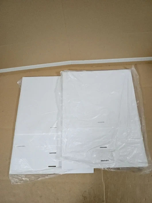 ASelected 2 Pieces Magnetic Gift Boxes White Luxury Present Ribbon Design