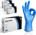 Praima Blue Disposable 100 Pack Latex Free Vinyl Gloves Multi Purpose New