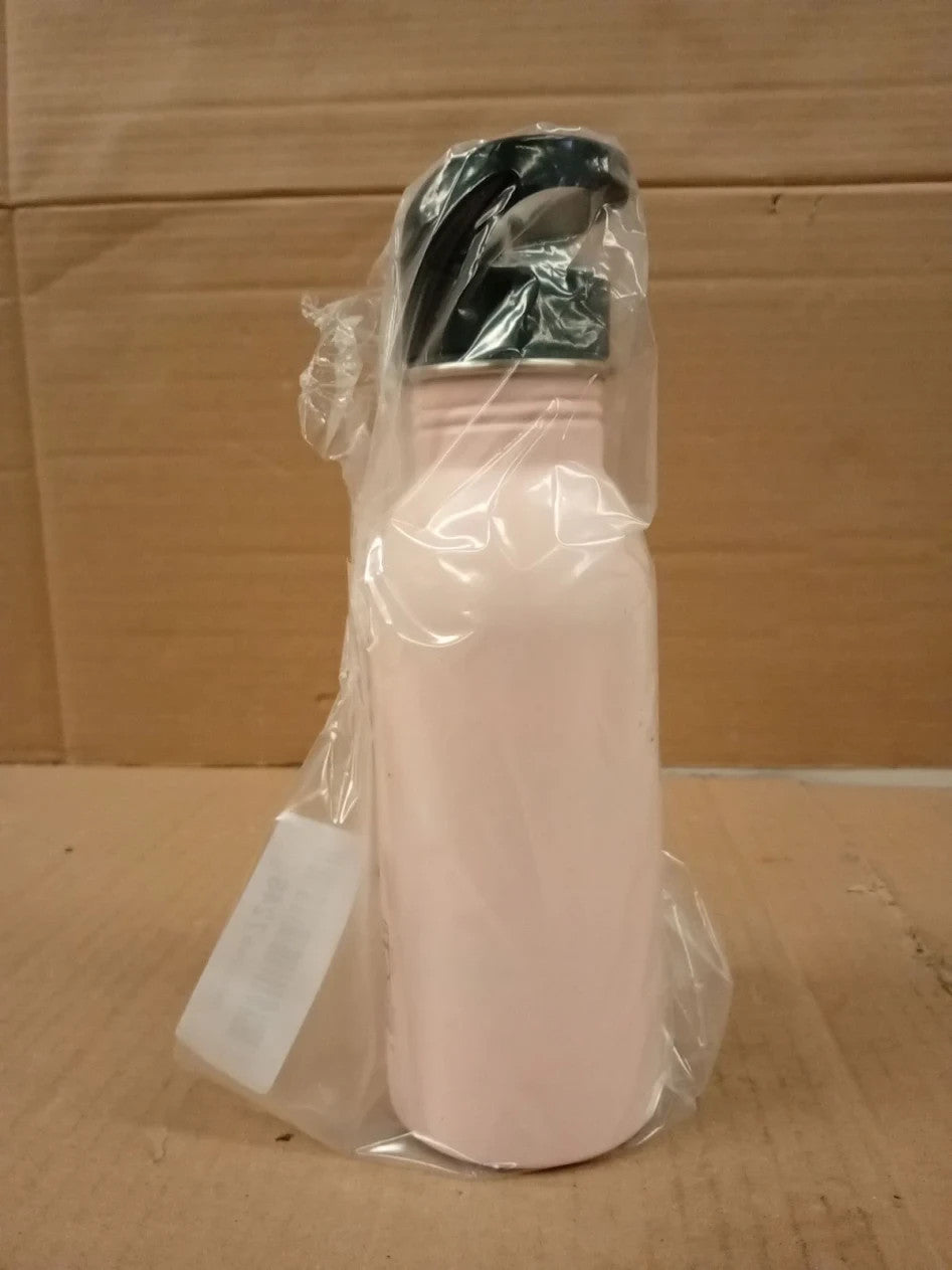 Decor Snap N Seal Soft Touch Stainless Steel Leak Proof Bottle Pink  500ml