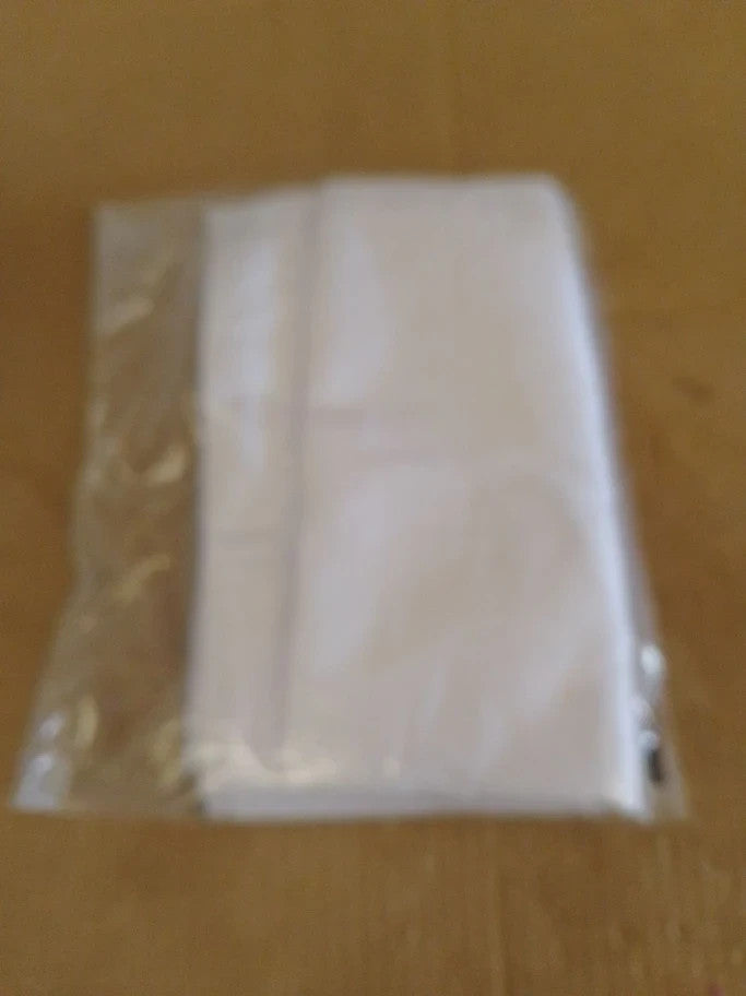 6Pcs Cloth Napkins White 19.49x18.31inch Washable Dinner For Party Wedding Event