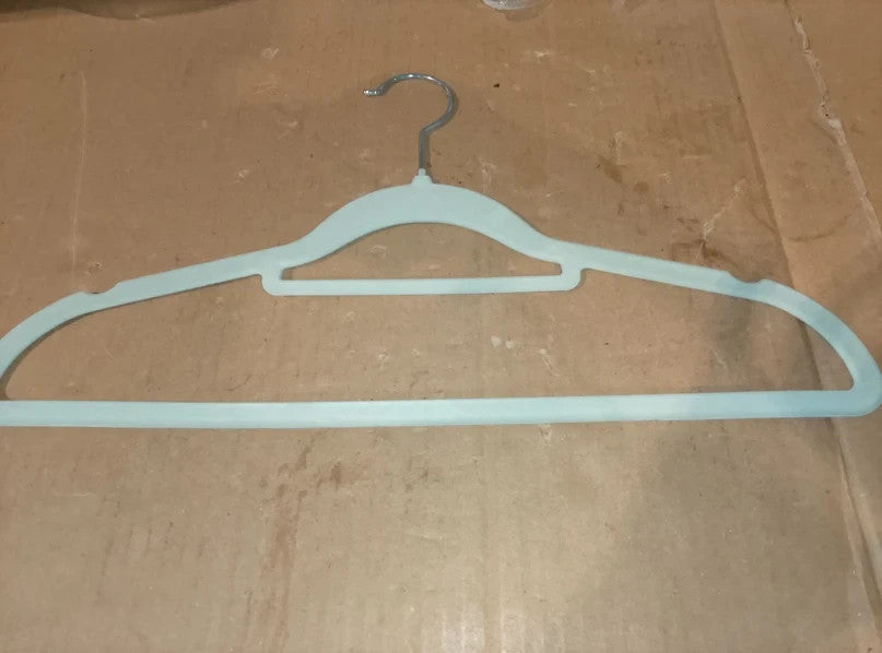 Sasha Morel 50 Pack Velvet Coat Non Slip Velvet Hangers Clothes 23x0.6cm
