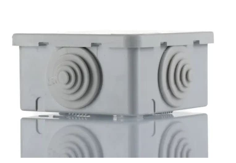 ABB IP44 Water Resistant Cable Connector Unit T Box Hafobox 65x65x32mm New