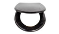 Argos Home Slow Close Black Glitter Toilet Seat Bathroom Replacement WC New