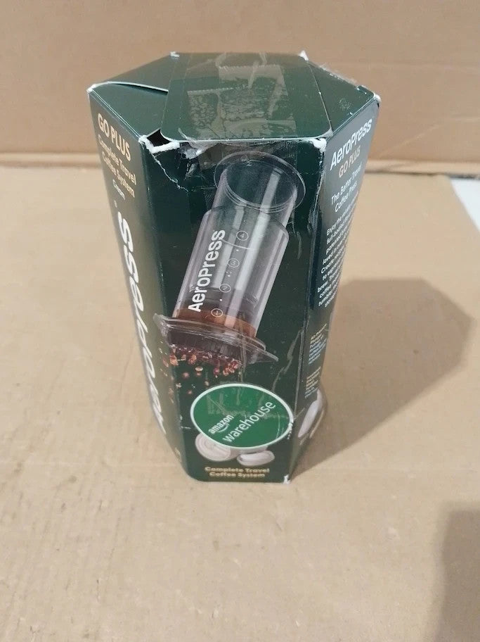 AeroPress Go Plus Small Portable Coffee Maker Kit Travel Camping Office 567g Cap