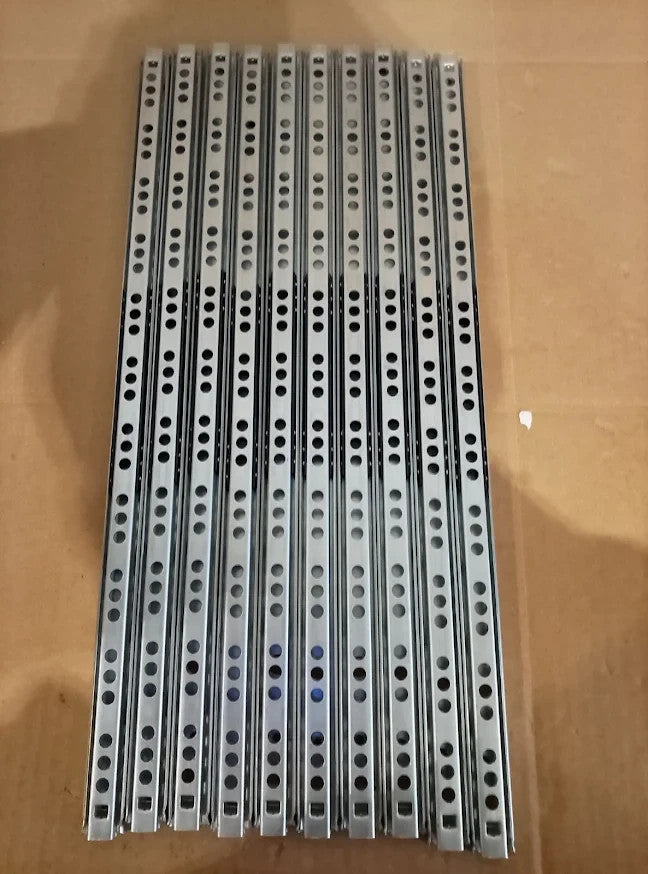 Emuca Ball Bearing Drawer Slide 17x374mm Partial Extension 5 Pairs Furniture New