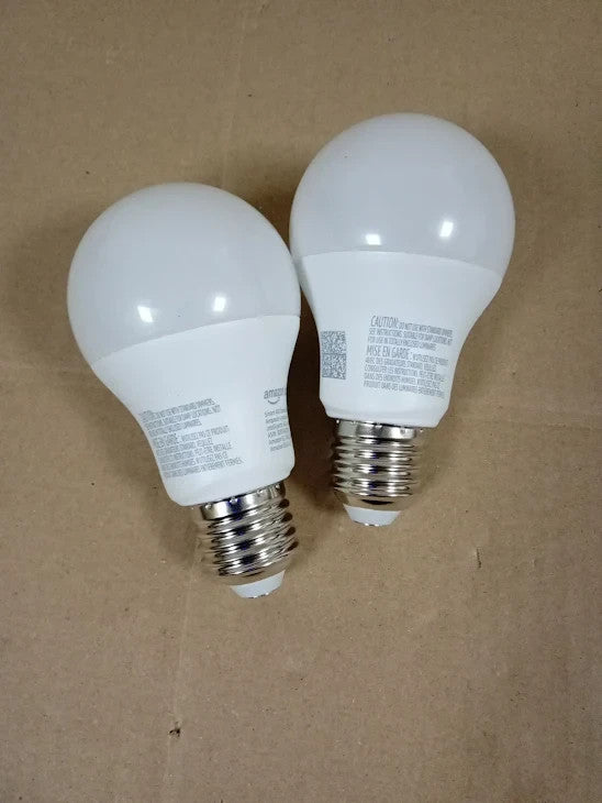 Amazon Basics Smart Dimmable LED Light Bulb E27 Base Soft White 8W 60W New