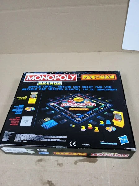 Hasbro Monopoly Arcade Pac Man Board Game 33.5x 27cm Children 8+ New