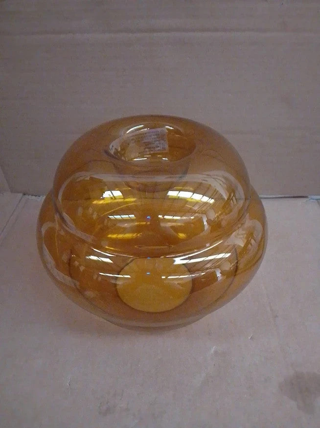 Habitat Orange Glass Honeycomb Easy Fit Lampshade Ceiling Light Shade Design New